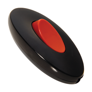 Выключатель для бра черный с красной кнопкой