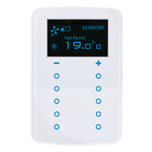 GTS Sense Touch Thermostat 10 Channel Switch, Oval White